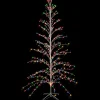 Northlight 9 And 9.5 Feet Tall>9' Pre-Lit Christmas Cascade Twig Tree Outdoor Yard Art Decoration - Multi-Color Lights