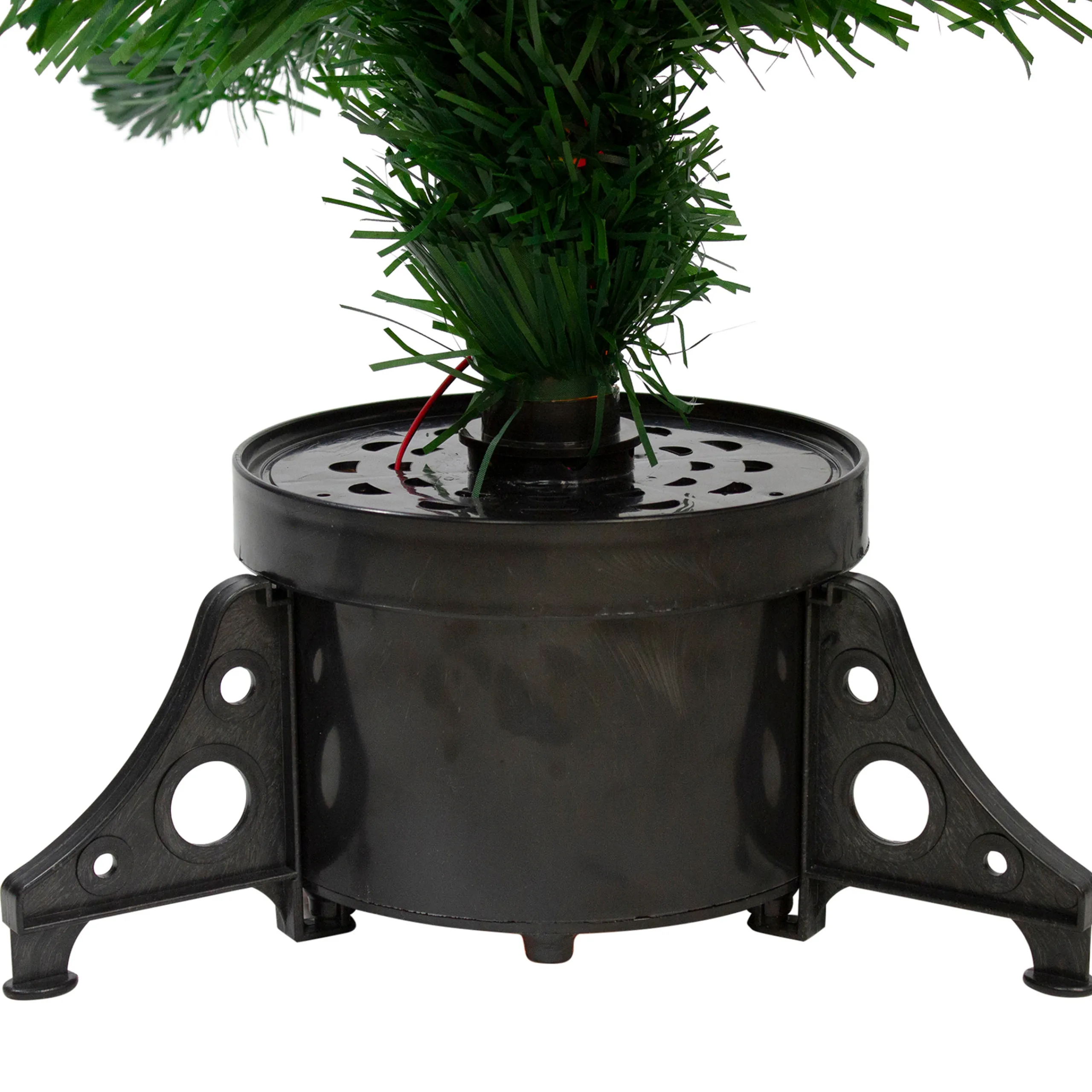 Northlight 4 And 4.5 Feet Tall>4' Pre-Lit Color Changing Fiber Optic Artificial Christmas Tree With Snowflakes