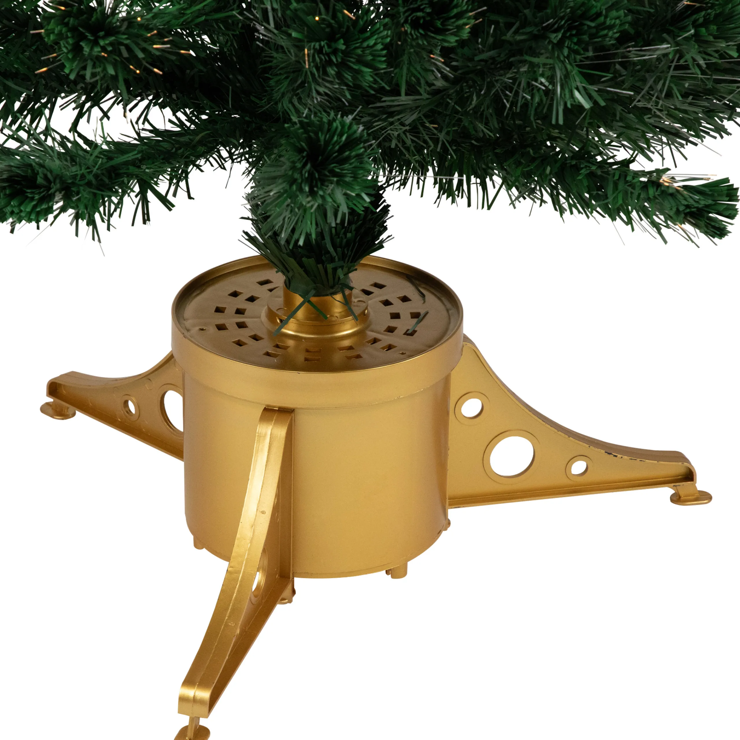 Northlight 4 And 4.5 Feet Tall>4' Pre-Lit Color Changing Fiber Optic Artificial Christmas Tree