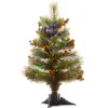 National Tree Company 2.5 Feet Tall And Smaller>2' Pre-Lit Crestwood Spruce Full Artificial Christmas Tree, Multicolor Led Lights