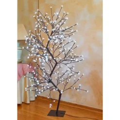 Hi-Line Gifts 5 And 5.5 Feet Tall></noscript>5.25' Pre-Lit Dual Control Cherry Blossom Artificial Tree With 336 Led Lights