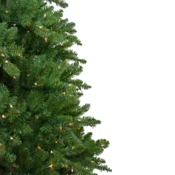 Northlight 10 To 14 Feet Tall></noscript>10' Pre-Lit Everett Pine Slim Artificial Christmas Tree, Clear Lights