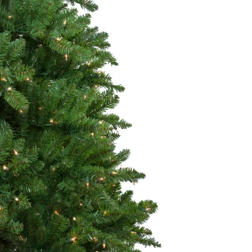 Northlight 10 To 14 Feet Tall>10' Pre-Lit Everett Pine Slim Artificial Christmas Tree, Clear Lights