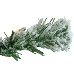 Northlight 7 And 7.5 Feet Tall></noscript>7.5' Pre-Lit Flocked Somerset Spruce Artificial Christmas Tree - Clear Lights