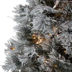 Northlight 7 And 7.5 Feet Tall></noscript>7.5' Pre-Lit Full Black Spruce Artificial Christmas Tree - Clear Led Lights