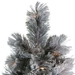 Northlight 7 And 7.5 Feet Tall></noscript>7.5' Pre-Lit Full Black Spruce Artificial Christmas Tree - Clear Led Lights