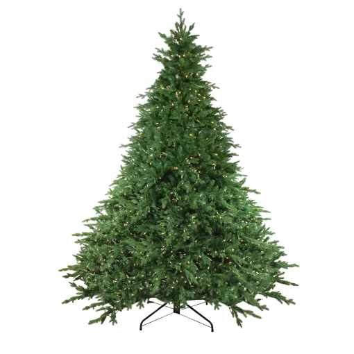 Northlight 9 And 9.5 Feet Tall>9' Pre-Lit Full Minnesota Balsam Fir Artificial Christmas Tree - Clear Led Lights