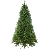 Northlight 7 And 7.5 Feet Tall>7.5' Pre-Lit Full Multi-Function Basset Pine Artificial Christmas Tree - Dual Color Led Lights