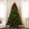 Northlight 7 And 7.5 Feet Tall>7.5' Pre-Lit Full Northern Pine Artificial Christmas Tree, Clear Lights