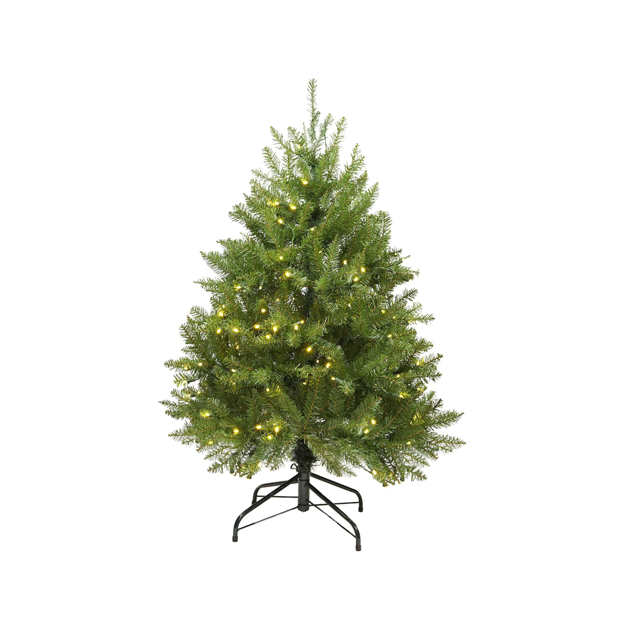 Northlight 4 And 4.5 Feet Tall>4' Pre-Lit Full Northern Pine Artificial Christmas Tree - Warm Clear Led Lights
