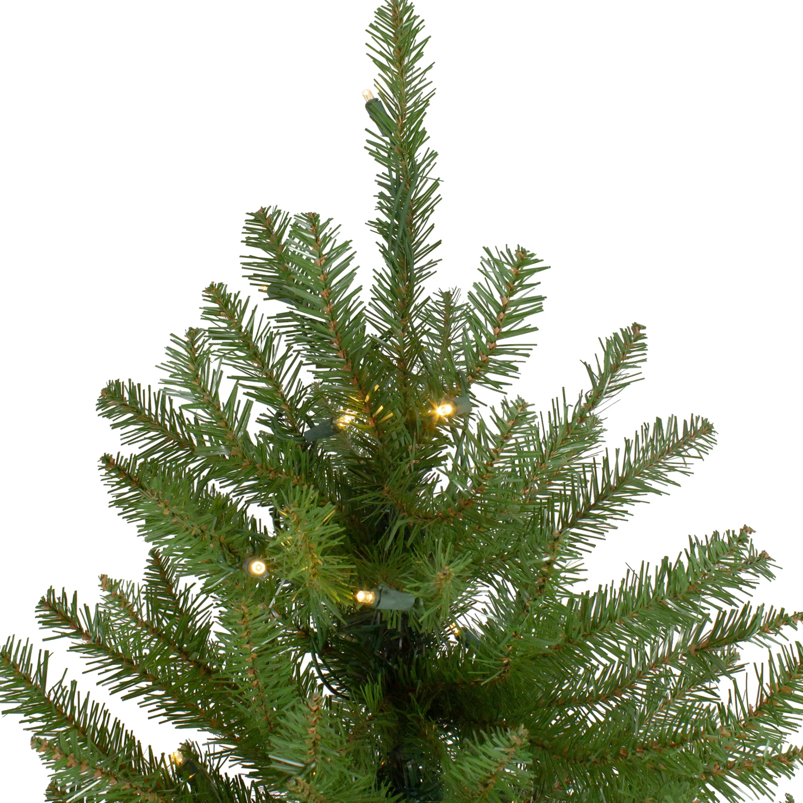 Northlight 4 And 4.5 Feet Tall>4' Pre-Lit Full Northern Pine Artificial Christmas Tree - Warm Clear Led Lights
