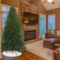 Northlight 10 To 14 Feet Tall></noscript>10' Pre-Lit Full Northern Pine Artificial Christmas Tree, Multi Lights