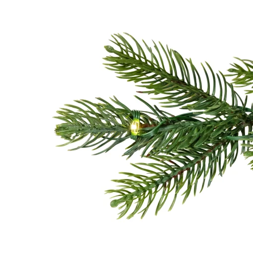 Northlight 6 And 6.5 Feet Tall>6.5' Pre-Lit Full Oregon Noble Fir Artificial Christmas Tree - Warm White Led Lights