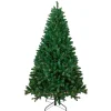 Northlight 7 And 7.5 Feet Tall>7.5' Pre-Lit Full Twin Lakes Fir Artificial Christmas Tree - Warm White Led Lights