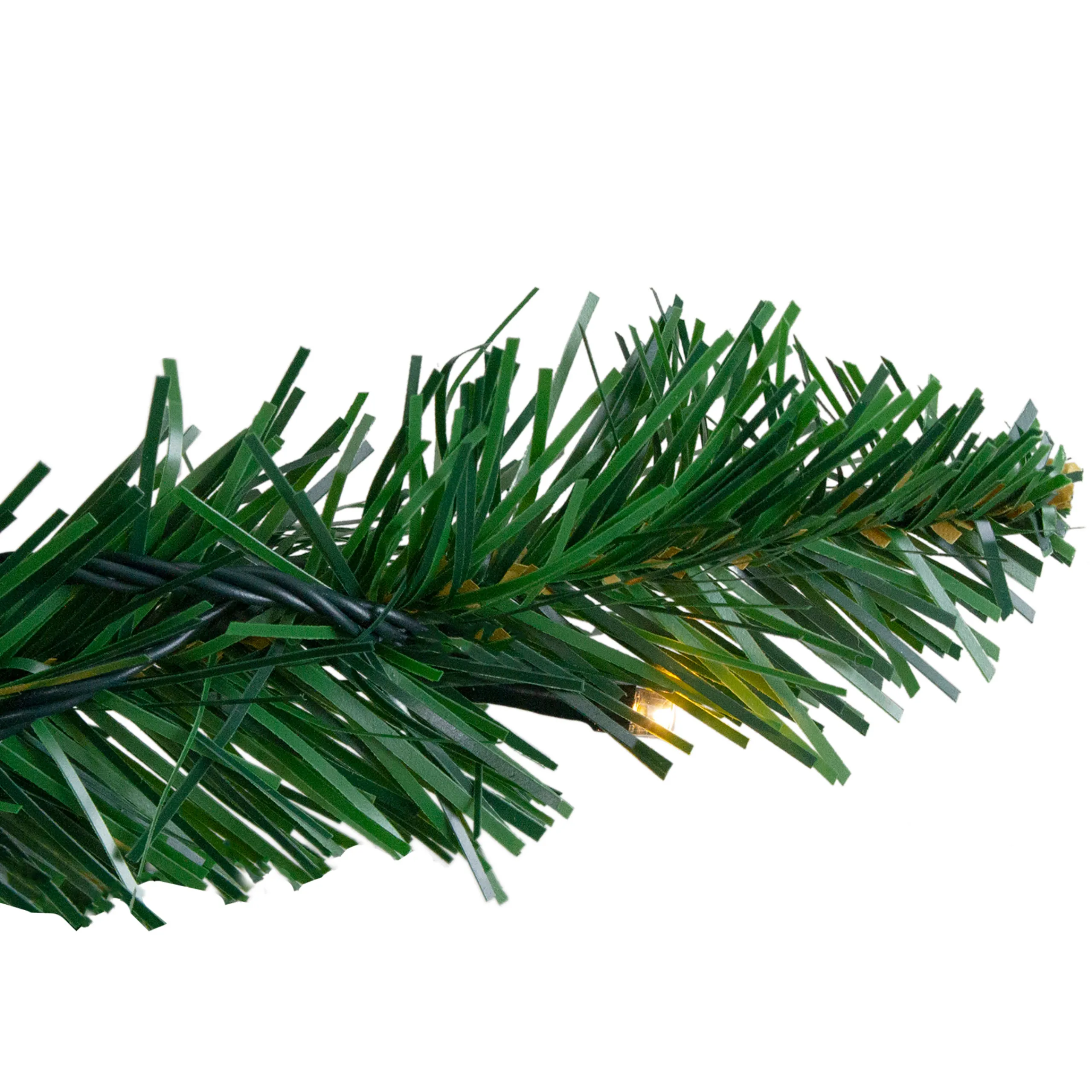 Northlight 7 And 7.5 Feet Tall>7.5' Pre-Lit Full Twin Lakes Fir Artificial Christmas Tree - Warm White Led Lights