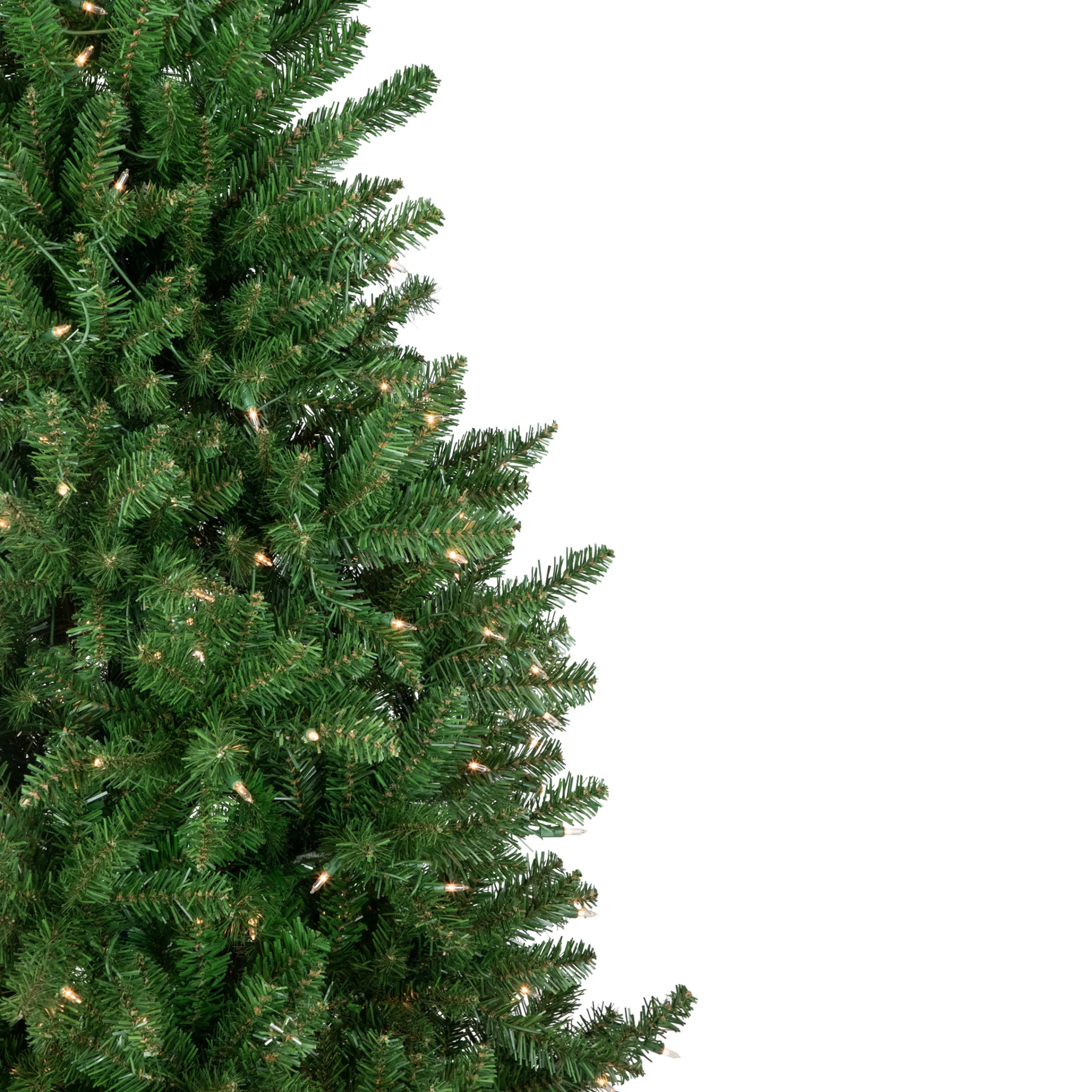 Northlight Pre-Lit Traditional Trees>15' Pre-Lit Genoa Fraser Fir Slim Artificial Christmas Tree, Clear Lights