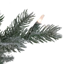 Northlight 9 And 9.5 Feet Tall></noscript>9' Pre-Lit Green Flocked Jasper Balsam Fir Artificial Christmas Tree - Clear Lights