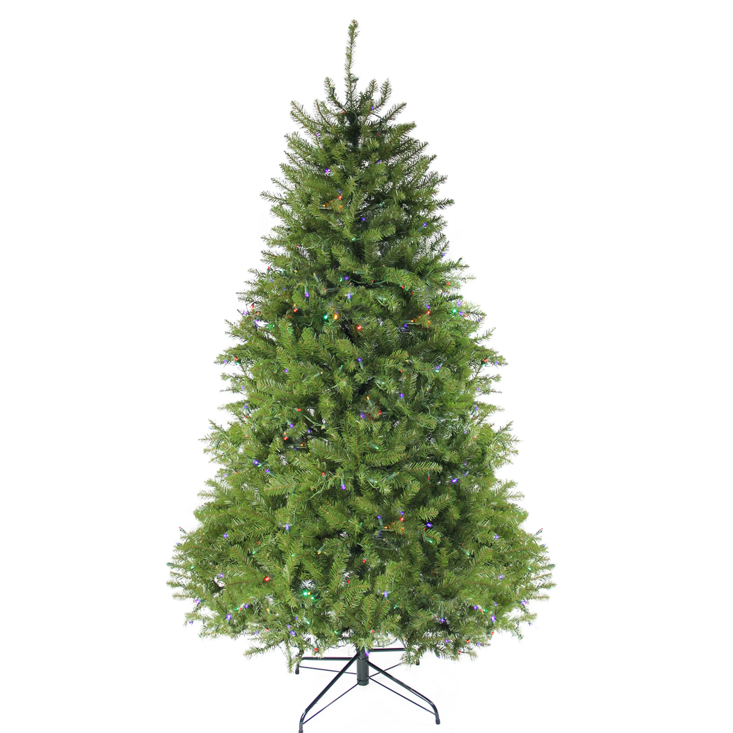 Northlight 9 And 9.5 Feet Tall>9' Pre-Lit Green Medium Northern Pine Artificial Christmas Tree - Multicolor Led Lights
