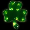 Northlight 14" Pre-Lit Green St.Patrick's Day Irish Shamrock Window Silhouette Decoration