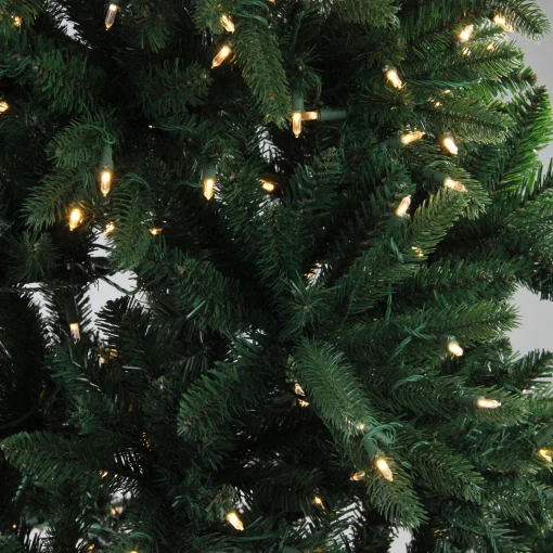 Northlight Pre-Lit Traditional Trees>9' Pre-Lit Instant Connect Noble Fir Artificial Christmas Tree - Multicolor Led Lights