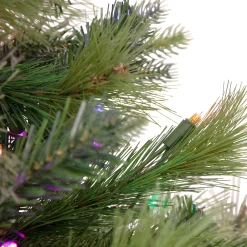 Northlight 3 And 3.5 Feet Tall></noscript>3' Pre-Lit Kingston Cashmere Pine Full Artificial Christmas Tree, Multi Led Lights