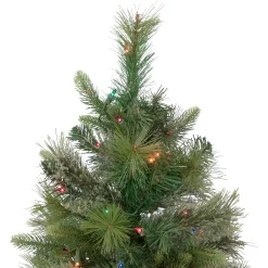 Northlight 3 And 3.5 Feet Tall></noscript>3' Pre-Lit Kingston Cashmere Pine Full Artificial Christmas Tree, Multi Lights