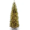 National Tree Company 6 And 6.5 Feet Tall>6' Pre-Lit Kingswood Fir Pencil Artificial Christmas Tree, Clear Lights