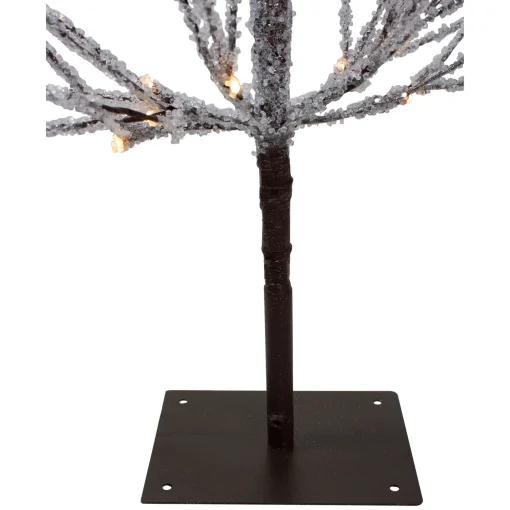 Northlight Yard Art Trees>4' Pre-Lit Led Brown Artificial Christmas Tree With Icicle Lights- Clear Lights