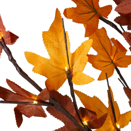 Northlight 6' Pre-Lit Led Brown Maple Artificial Christmas Tree- Clear Lights
