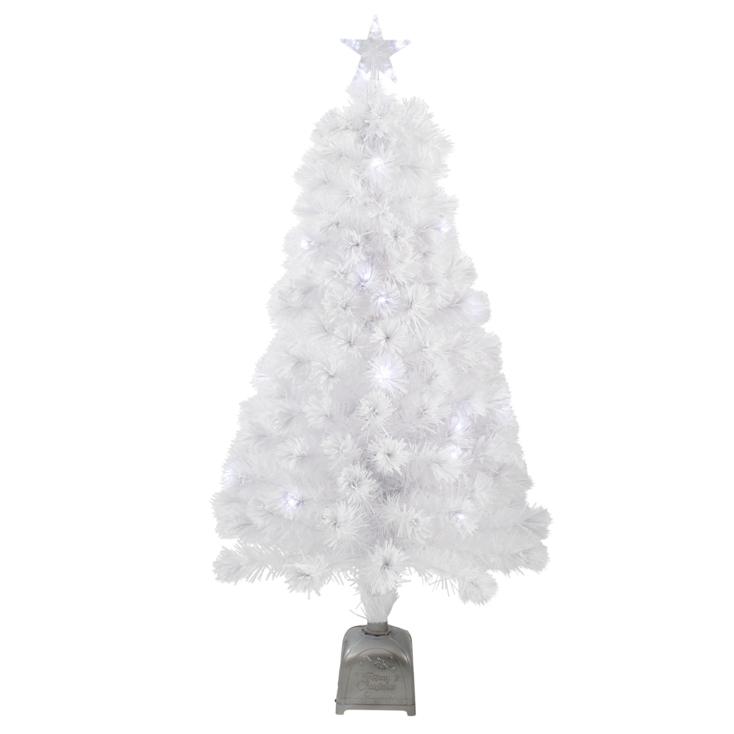 Northlight 4 And 4.5 Feet Tall>4' Pre-Lit Led Color Changing Fiber Optic Artificial Christmas Tree