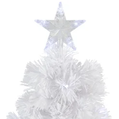 Northlight 4 And 4.5 Feet Tall>4' Pre-Lit Led Color Changing Fiber Optic Artificial Christmas Tree