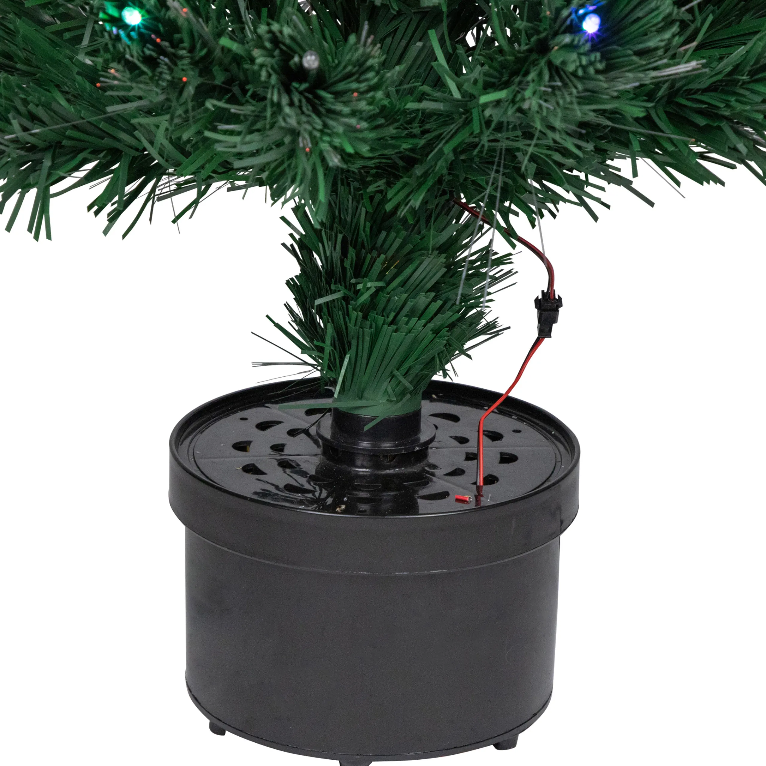 Northlight 4 And 4.5 Feet Tall>4' Pre-Lit Led Fiber Optic Artificial Christmas Tree With Color Changing Stars