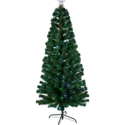 Northlight Fiber Optic Trees>6' Pre-Lit Led Fiber Optic Color Changing Christmas Tree With Star Tree Topper