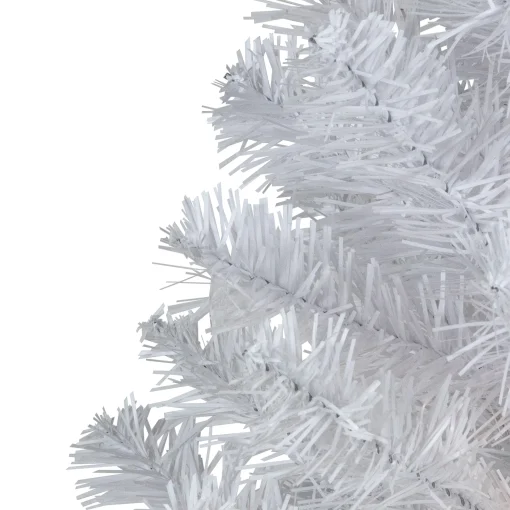 Northlight 3 And 3.5 Feet Tall>3' Pre-Lit Led Snow White Medium Artificial Christmas Tree - Clear Lights