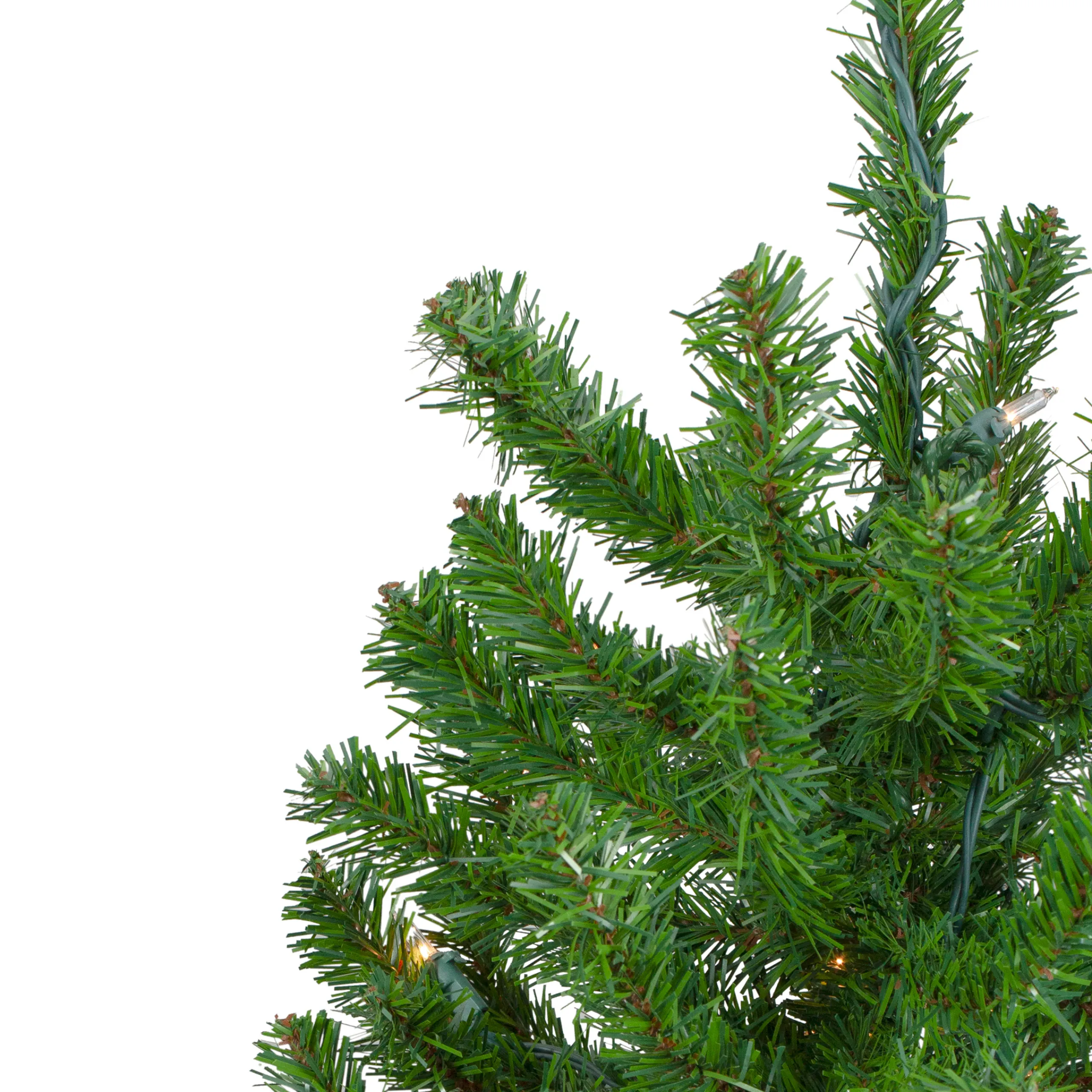 Northlight 4 And 4.5 Feet Tall>4' Pre-Lit Medium Alpine Artificial Christmas Tree - Clear Lights