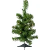 Northlight 2.5 Feet Tall And Smaller>18" Pre-Lit Medium Blackwater Fir Artificial Christmas Tree, Clear Lights