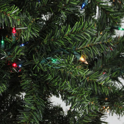Northlight 10 To 14 Feet Tall>10' Pre-Lit Medium Canadian Pine Artificial Christmas Tree - Multicolor Lights