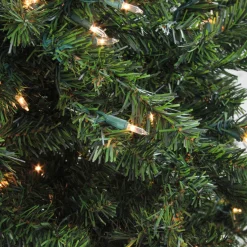 Northlight 8 And 8.5 Feet Tall>8' Pre-Lit Medium Canadian Pine Artificial Christmas Tree - Clear Lights