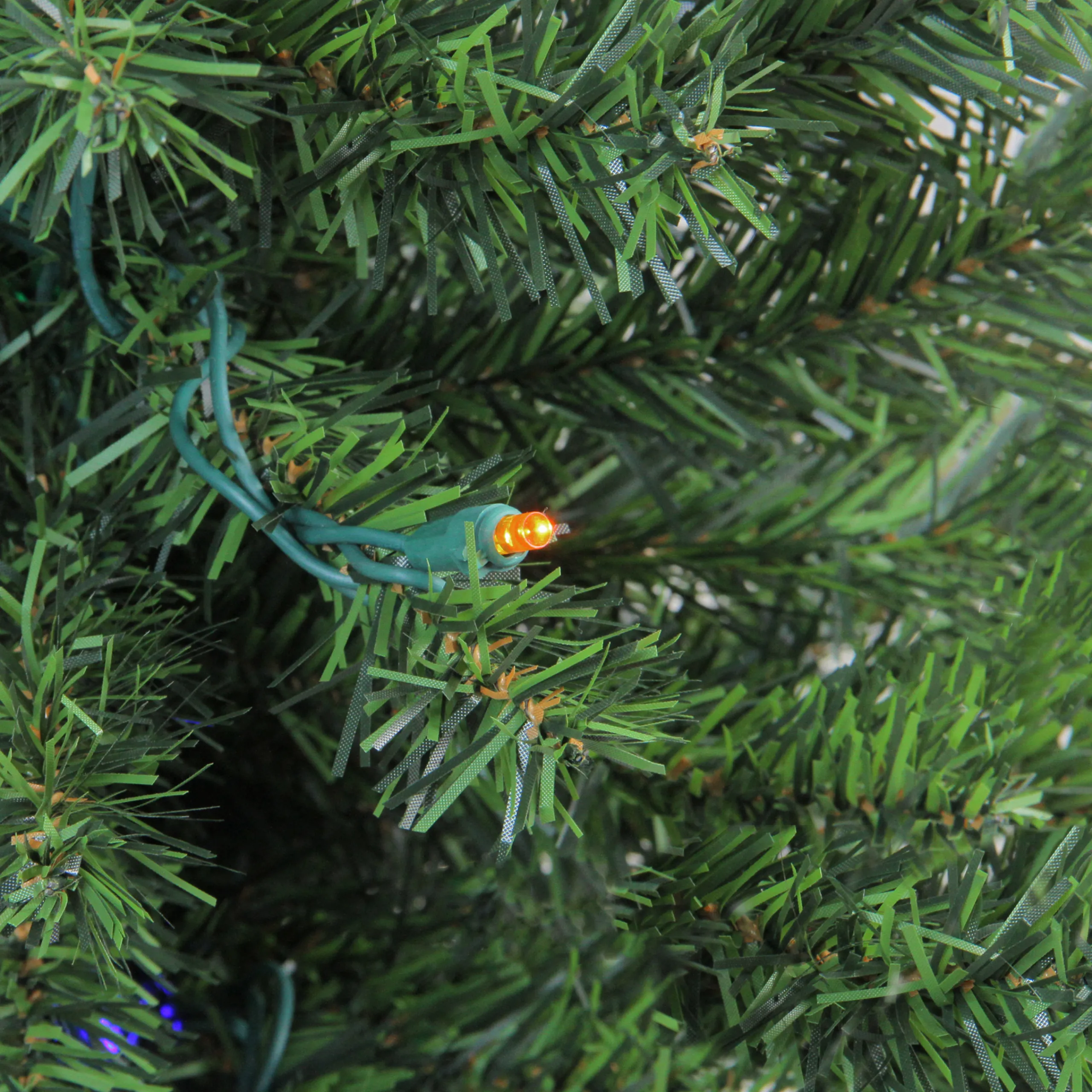 Northlight 2.5 Feet Tall And Smaller>2' Pre-Lit Medium Canadian Pine Artificial Christmas Tree, Multicolor Lights