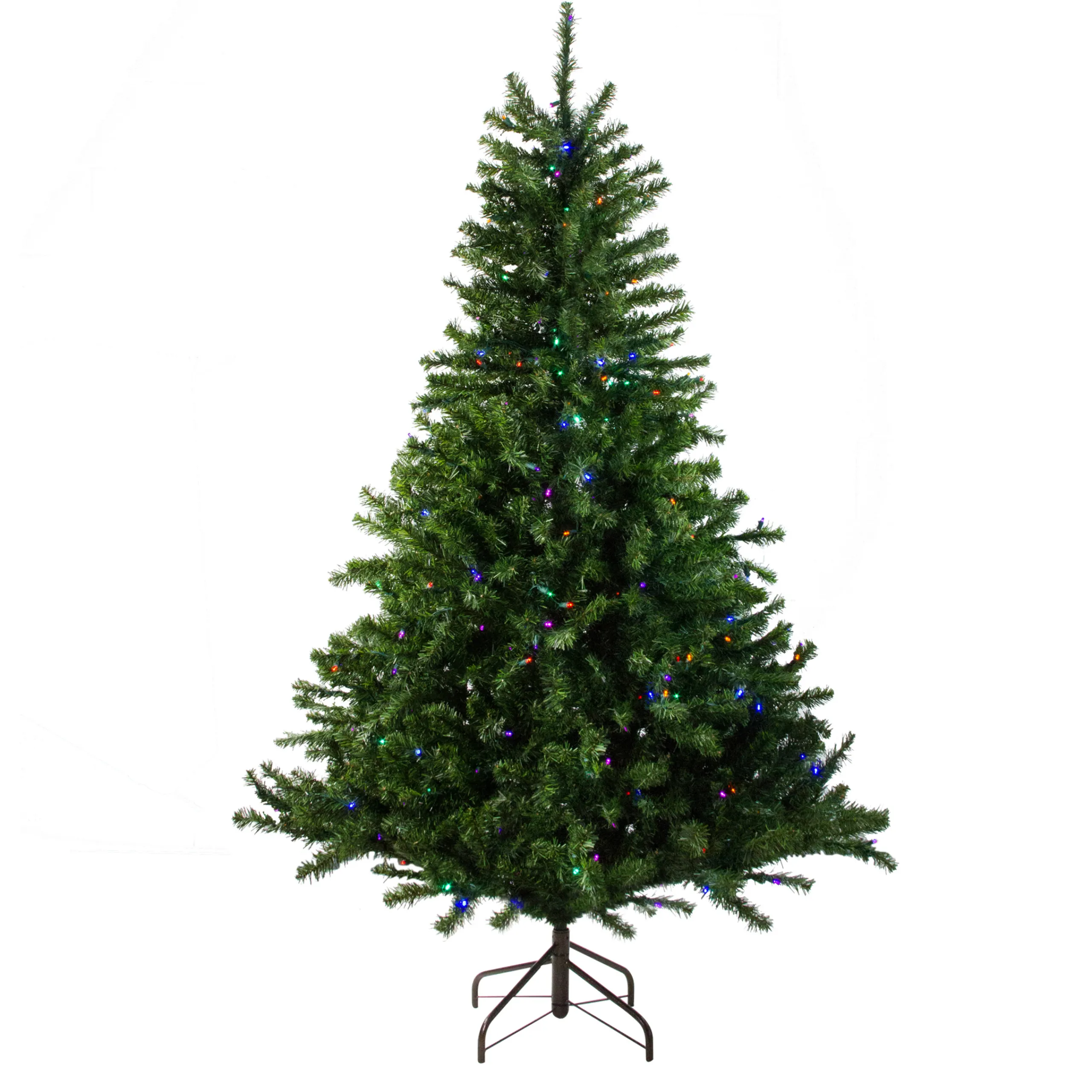 Northlight 10 To 14 Feet Tall>10' Pre-Lit Medium Canadian Pine Artificial Christmas Tree - Multicolor Led Lights
