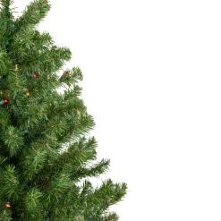 Northlight 5 And 5.5 Feet Tall></noscript>5' Pre-Lit Medium Canadian Pine Artificial Christmas Tree - Multicolor Lights