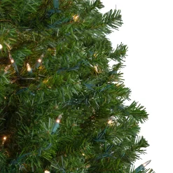 Northlight 5 And 5.5 Feet Tall></noscript>5' Pre-Lit Medium Canadian Pine Artificial Christmas Tree, Clear Lights