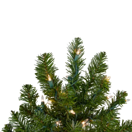 Northlight 2.5 Feet Tall And Smaller>2' Pre-Lit Medium Canadian Pine Artificial Christmas Tree - Clear Lights