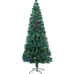 Northlight Fiber Optic Trees>7' Pre-Lit Medium Color Changing Fiber Optic Artificial Christmas Tree