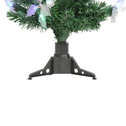 DAK 3 And 3.5 Feet Tall></noscript>3' Pre-Lit Medium Fiber Optic Floral Artificial Christmas Tree - Multi-Color Lights