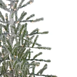 Northlight 5 And 5.5 Feet Tall></noscript>5' Pre-Lit Medium Flocked Alpine Twig Artificial Christmas Tree - Warm White Lights