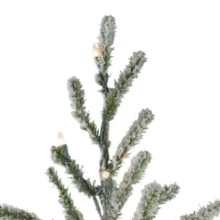 Northlight 5 And 5.5 Feet Tall></noscript>5' Pre-Lit Medium Flocked Alpine Twig Artificial Christmas Tree - Warm White Lights