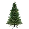 Northlight 6 And 6.5 Feet Tall>6.5' Pre-Lit Medium Instant-Connect Noble Fir Artificial Christmas Tree - Dual Led Lights