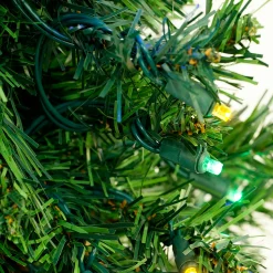 Northlight 2.5 Feet Tall And Smaller>2' Pre-Lit Medium Mixed Classic Pine Artificial Christmas Tree - Multicolor Led Lights