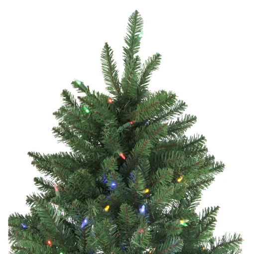 Northlight 6 And 6.5 Feet Tall>6.5' Pre-Lit Medium Neola Fraser Fir Artificial Christmas Tree - Dual Led Lights